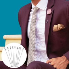 20PCS DIY Lapel Pin Clutches Stick Brooches Dressmaker Pin DIY Jewelry Findings