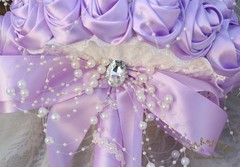 Bridal Wedding Bouquet Round Bling Brooch Bouquet Throw Toss Artificial Rose …