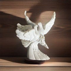 Wedding Love Doves- Perfect For Cake Or Tables Set Of 6