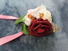 Homecoming Wedding Wrist/Shoulder Corsage Artificial Flower Party Decoration 1pc