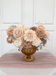 Roses Artificial Flowers Nude Fake Flower for DIY Wedding Nude Fake Flowers