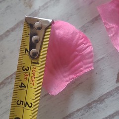 Artificial Pink Rose Fabric Petals Loose 2in Wedding Romantic Decoration