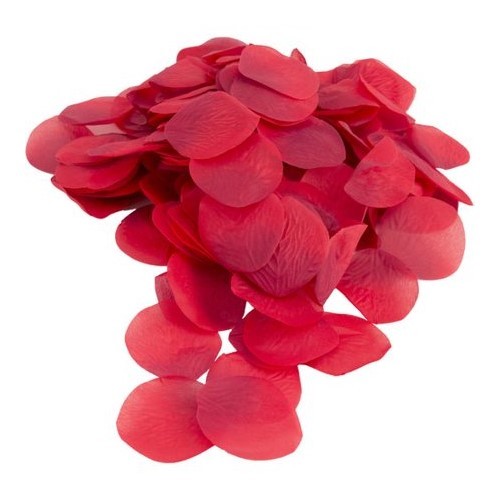 NEW damaged box Fabric Rose Petals Red 250 piece wedding flowers celebration