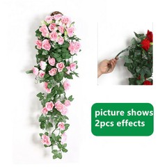 35.4″ Garland Vine Artificial Flower Rose Fake Ivy Plant Home Garden Party Decor