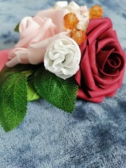 Homecoming Wedding Wrist/Shoulder Corsage Artificial Flower Party Decoration 1pc