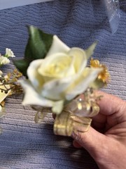 Corsage And Boutineer Set For Golden anniversary