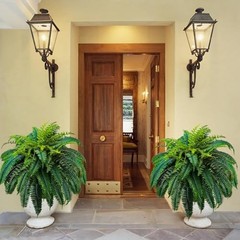 88 Leaves Fake Ferns, Large Artificial Boston Fern, Faux Fern Plants for Home,