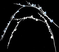 2 Floral Wire Garland Wraps Wedding Table Runner, Bridal Arch Decor, Bouquet Tie