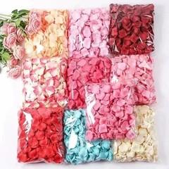 2000/100Pcs Artificial Rose Petals Silk Wedding Valentine Decor