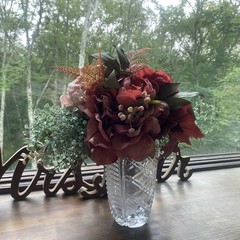 Bridal Wedding Bouquet Lovely Budget Handmade Faux Florals Dusty Rose Green