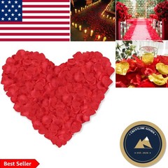 1000 Count Red Silk Rose Petals – Perfect for Weddings & Celebrations