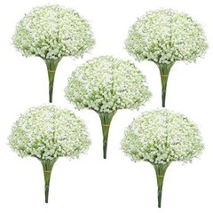 100 Pcs Artificial Baby’s Breath Flowers,Artificial Flowers Real Touch Fake