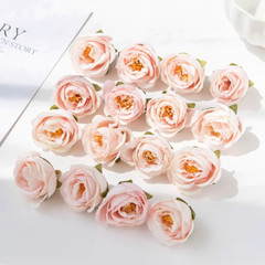 100pcs Tea Bud Roses Artificial Flowers Home Bridal Wedding Christmas Decor NEW
