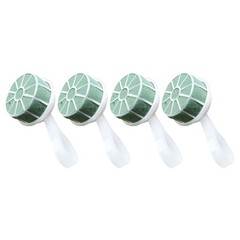 4Pcs Handheld Bridal Floral Handles Plastic Flower Holders for Wedding Decor