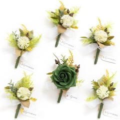 Artificial Flower Wedding Decor, Emerald Green