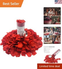 Ready-to-Use 1,000 Scented Silk Rose Petals – Perfect for Weddings and Parties
