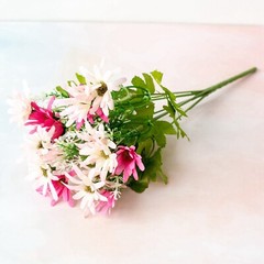 US 4pcs 18 Heads Artificial Daisy Flower Branch Home Wedding Party Decoration