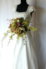 Orchid Garden Faux Wedding Bouquet