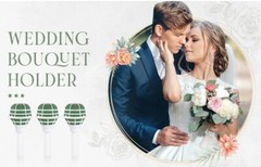 Plant Styrofoam Bouquet Holder 10 Wedding Flower Bouquet Foam Holders
