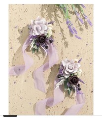 Ling’s moment 2pcs Prom Wrist/Shoulder Corsage Artificial Flower, Girl/Mother…