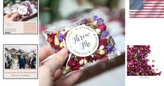 Captivating 50 Pack of Biodegradable Flower Petals for Eco-Friendly Weddings