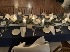Lings Center Piece Garland Wedding Decoration; 10 Cheesecloth, 9-6ft, 1-9ft