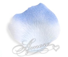 1000 Wedding Silk Rose Petals Tropical Blue(Sky Blue and Cornflower), Petals & G