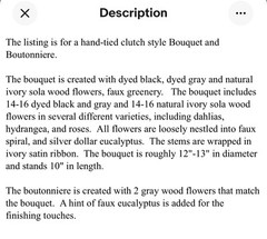 wedding bouquet set