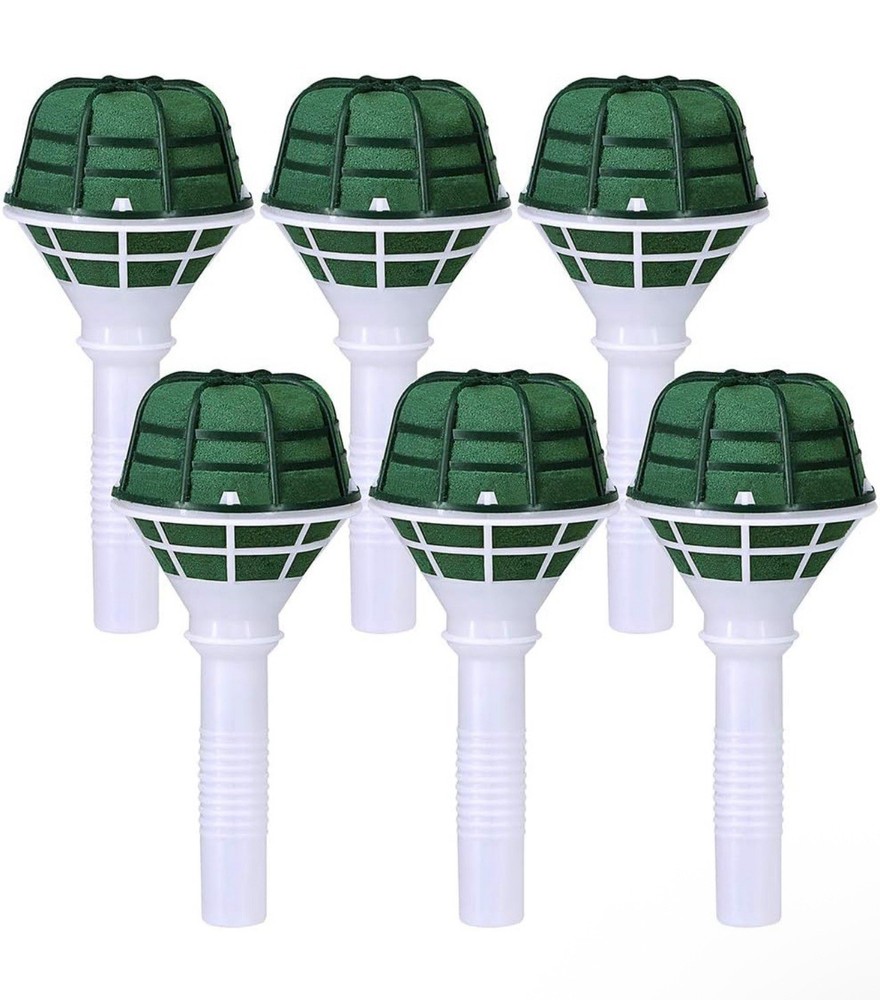 6 PCS Foam Floral Handle Bouquet Holders Handle Bouquet Holder for Floral Arrang