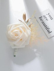 Wedding white or corsage Forest Style