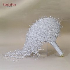 Shining Rhinestones Bridal Bouquet Handmade Crystal Bride Accessories Flower