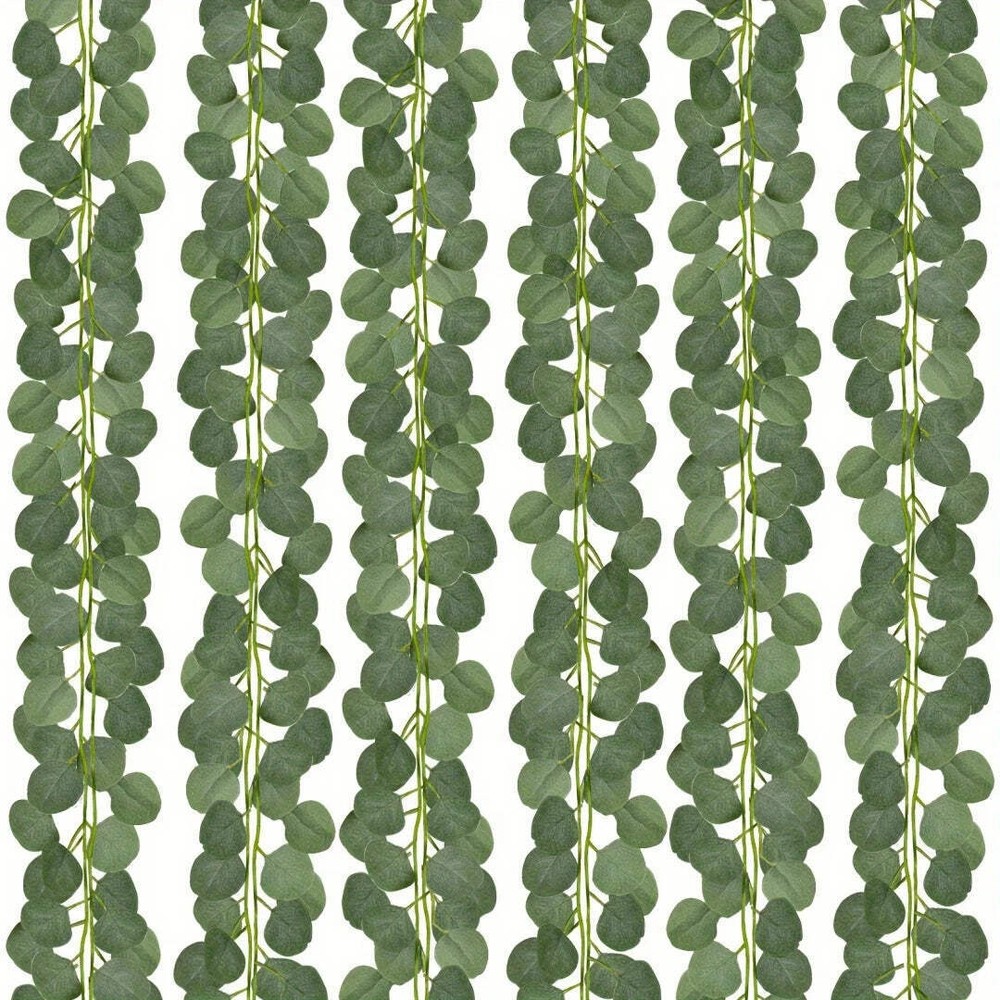 Artificial Eucalyptus Garland Green Eucalyptus Hanging Vine Outdoor DIY Fake Pla