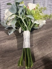 “NEW” Studio His&Hers Floral Bouquet Articical Cream-Colored Peonies