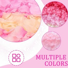 1500PCS Fake Rose Petals, Romantic Decor, Pink, Wedding Party Proposal
