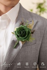 Artificial Flower Wedding Decor, Emerald Green