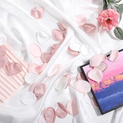 Oruola 200pcs Flower Petals for Flower Girl,Rose Petals for Wedding,Silk Pink