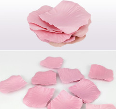 500 Pcs Exquisite Light Pink Rose Petals, Artificial Flower Petals for Weddings,