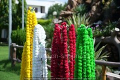 10 pc Indian Hangian Marigold Flower Garland Artificial Garland Wedding Decor