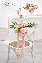 Artificial Flowers Pink Flowers Fake Silk Flowers Wedding 1 Box A Athens Pink