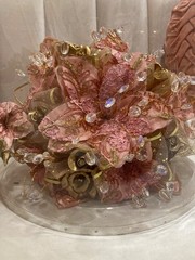 Pink flower bouquet sweet 16 quinceañera party occasions *good condition*
