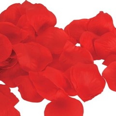 Red Silk Flower Rose Petals Wedding Party Decorations Valentines Day 200 Ct.