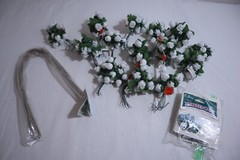 WHITE ROSES BUDS WEDDING SET ~