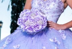 Lilac Quinceanera Bouquet