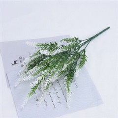 4pcs Artificial Lavender Plants Fake Flower Decorate Wedding Party Autumn Vibes