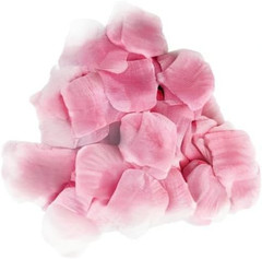 500 Pcs Exquisite Light Pink Rose Petals, Artificial Flower Petals for Weddings,