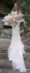 Dusty Rose Pampas Grass bouquet / Large bouquet / Natural Toffee wedding/ Muted