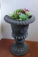 Set of 8 Artificial Succulent Plants Lifelike Lotus Flower Landscape