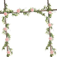 Artificial Boxwood Garland, 2 Packs 6 Ft Lifelike Greenery Vine Hanging