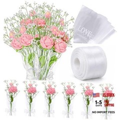 Suncalla 6 Bundle Mother’s Day Crochet Flower Bouquet Handmade Pink Bright