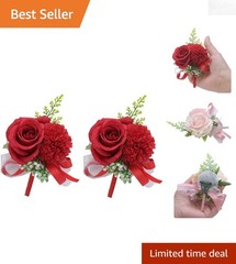 Timeless Handcrafted Rose Boutonnieres & Wrist Corsages for Weddings & Proms